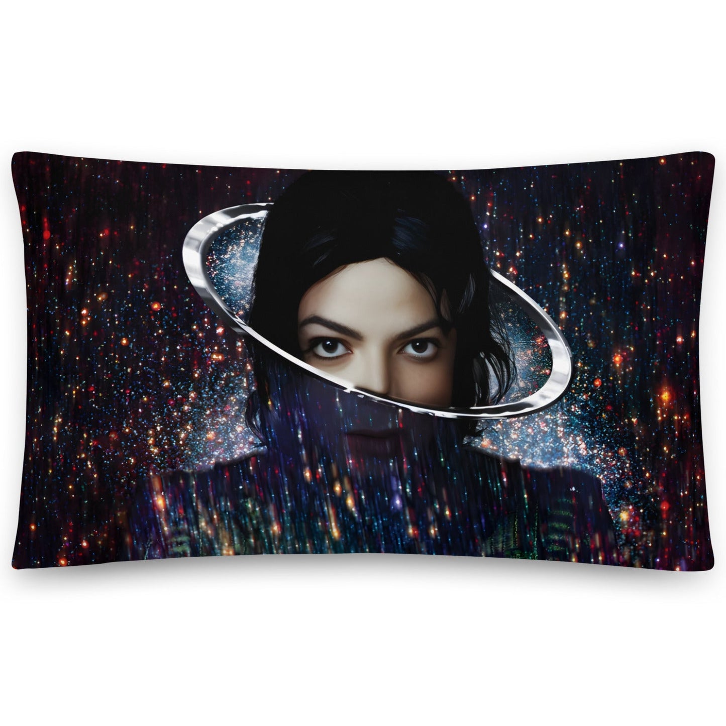 DARTFYT® King of Pop — Coussin Décoratif Collector Fan Edition — Détail | Streetwear Premium Collection Michael Jackson