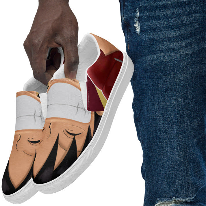 DARTFYT® One Piece | Luffy — Sneakers Unisex Collector — Détail | Streetwear Premium Collection One Piece