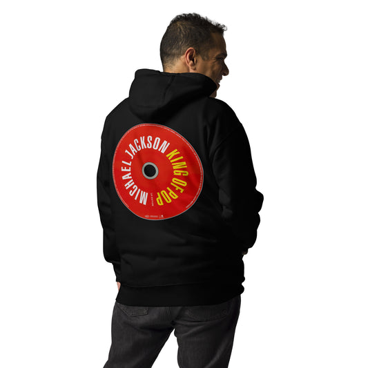 Michael Jackson King of Pop CD Hoodie – Minimalist Collector Streetwear Edition
