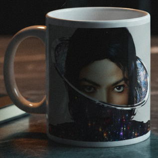 XSCAPE Mug Blanc — Dark Marble Studio DARTFYT® Editorial
