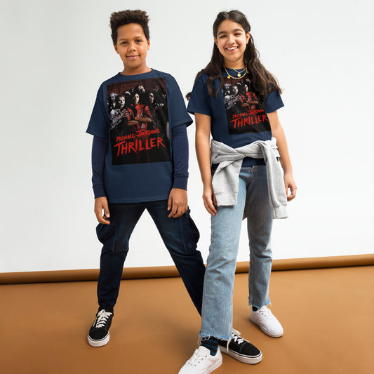 DARTFYT® Thriller — T-shirt Enfant Artwork Collector — Détail | Streetwear Premium Collection Michael Jackson