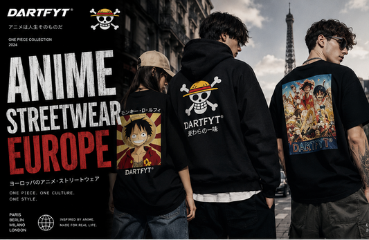 Collection One Piece DARTFYT® – T-shirts, hoodies et accessoires anime streetwear Luffy à Paris