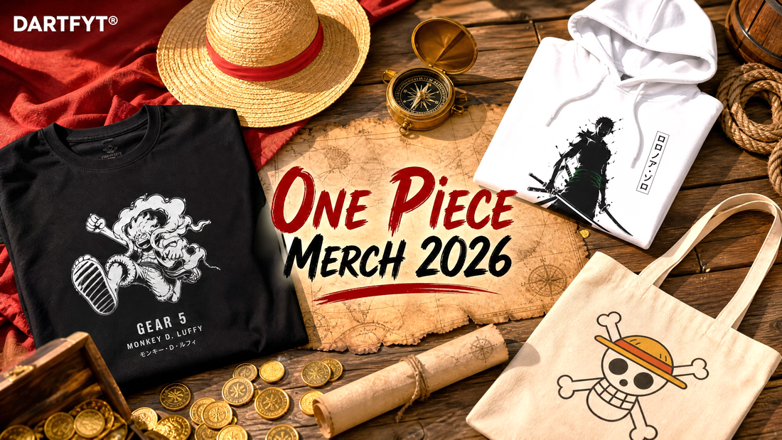 Guide vêtements et merch One Piece 2026 – Collection streetwear anime DARTFYT®
