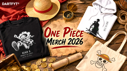 Guide vêtements et merch One Piece 2026 – Collection streetwear anime DARTFYT®