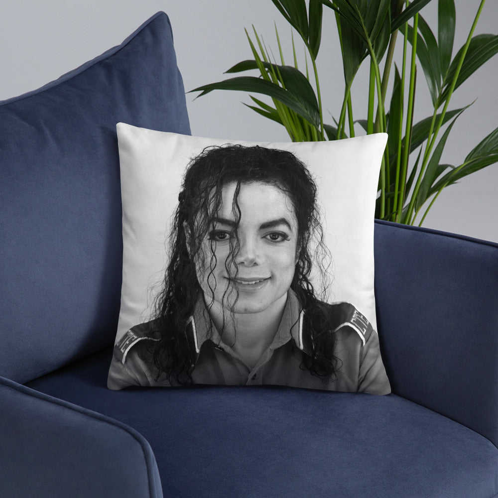 Coussin Michael Jackson Portrait – Déco Fan Collector Exclusif