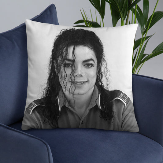 Coussin Michael Jackson Portrait – Déco Fan Collector Exclusif