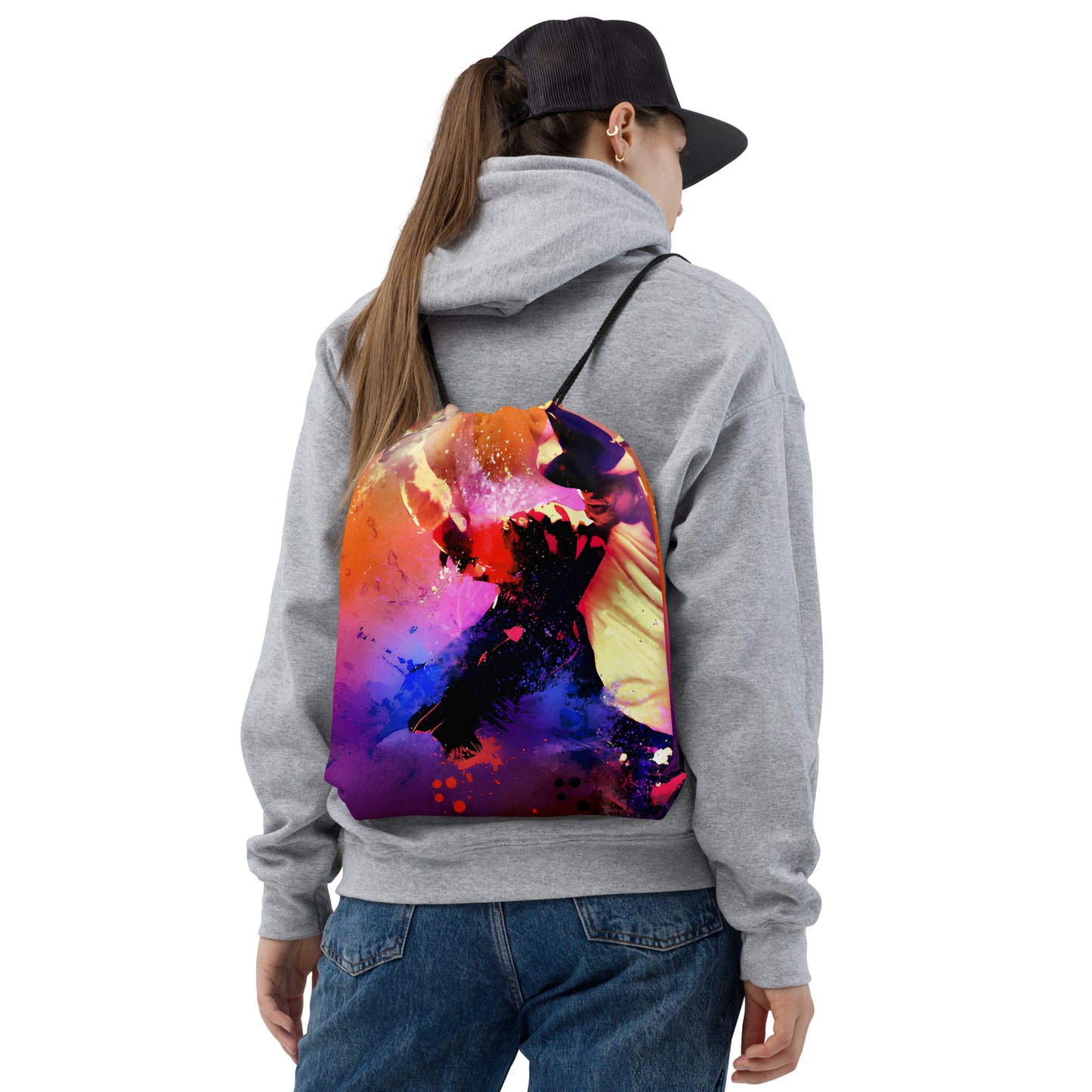 King of Pop Neon — Collector Drawstring Bag