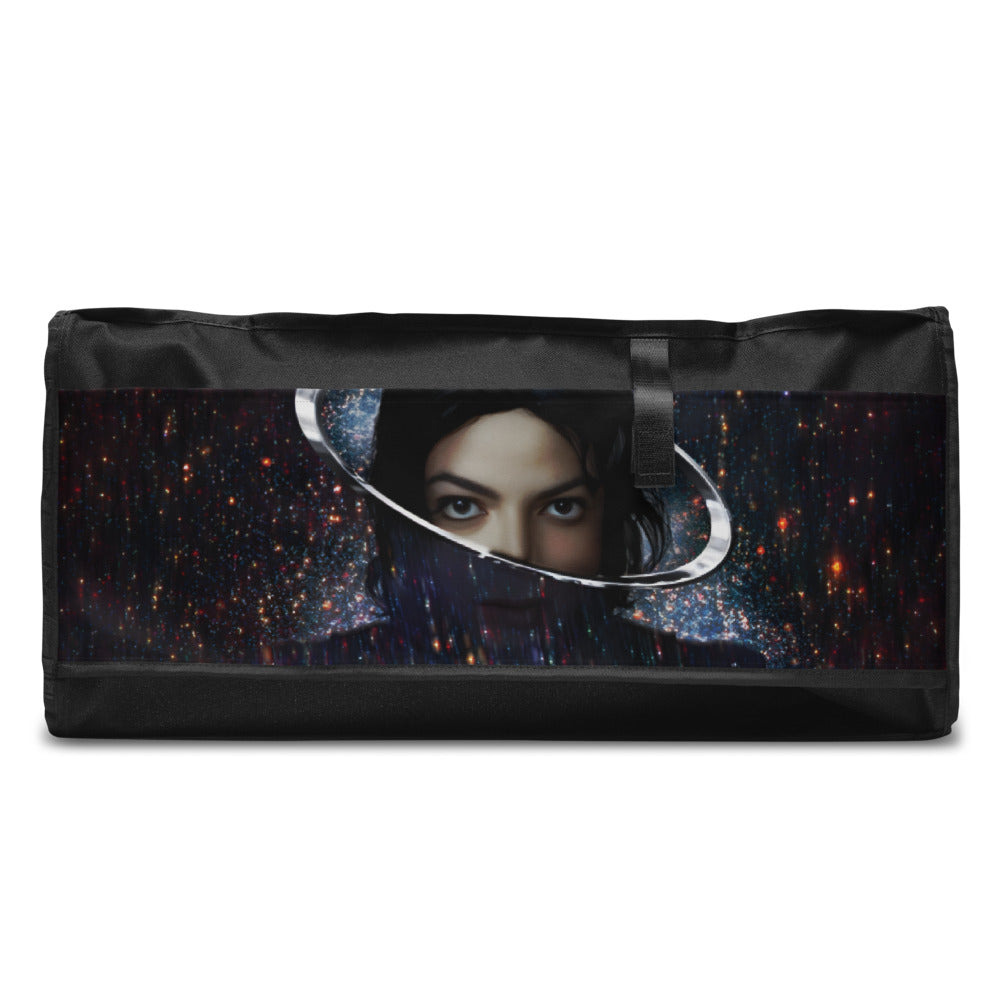 Mala de viagem streetwear Michael Jackson com design neon e arte manga estilo anime, edição 2026 França homem.