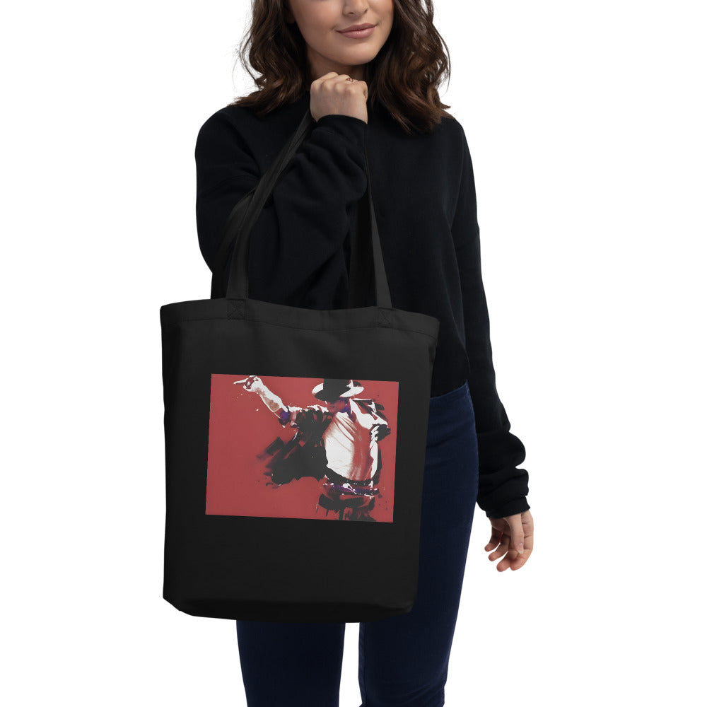 Michael Jackson Red King Eco Tote Bag – Organic Cotton Collector King of Pop Edition