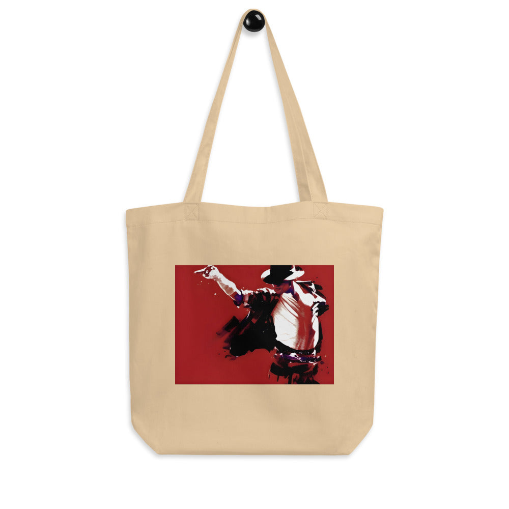 Michael Jackson Red King Eco Tote Bag – Organic Cotton Collector King of Pop Edition