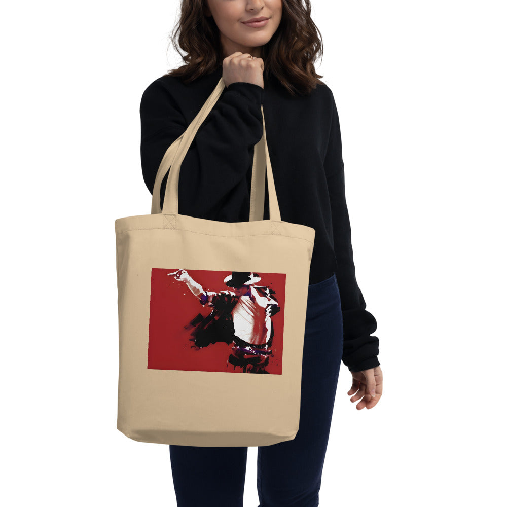 Michael Jackson Red King Eco Tote Bag – Organic Cotton Collector King of Pop Edition