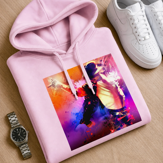 King of Pop Néon — Hoodie Graphic Collector