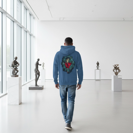Michael Jackson Thriller Hoodie Back Print – Graphic Art Collector King of Pop Edition