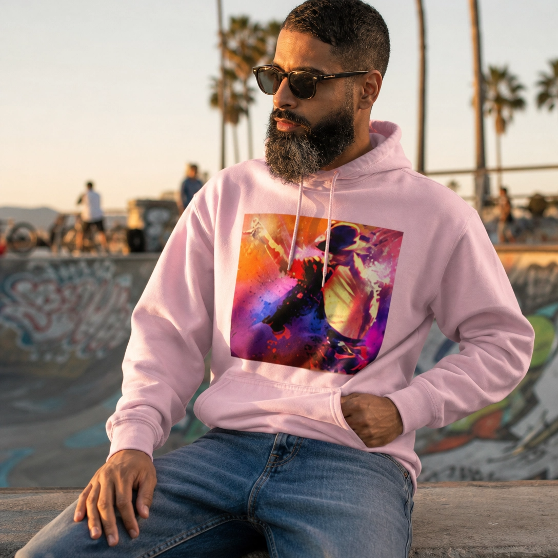 Michael Jackson King of Pop Neon Hoodie – Graphic Collector Streetwear Edition