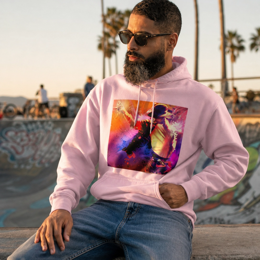 King of Pop Néon — Hoodie Graphic Collector