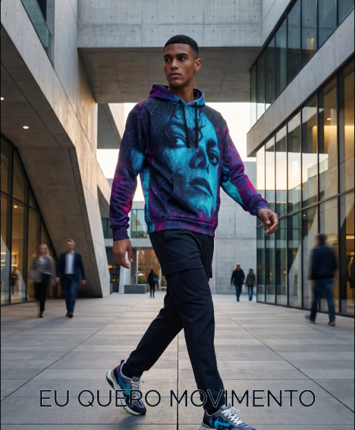 NEON KING Hoodie DARTFYT® — Michael Jackson Bad Era | Streetwear Premium
