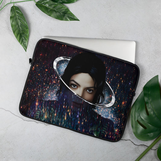 Capa premium vintage para laptop 13” com ilustração de Michael Jackson estilo streetwear anime manga homem 2026 França.