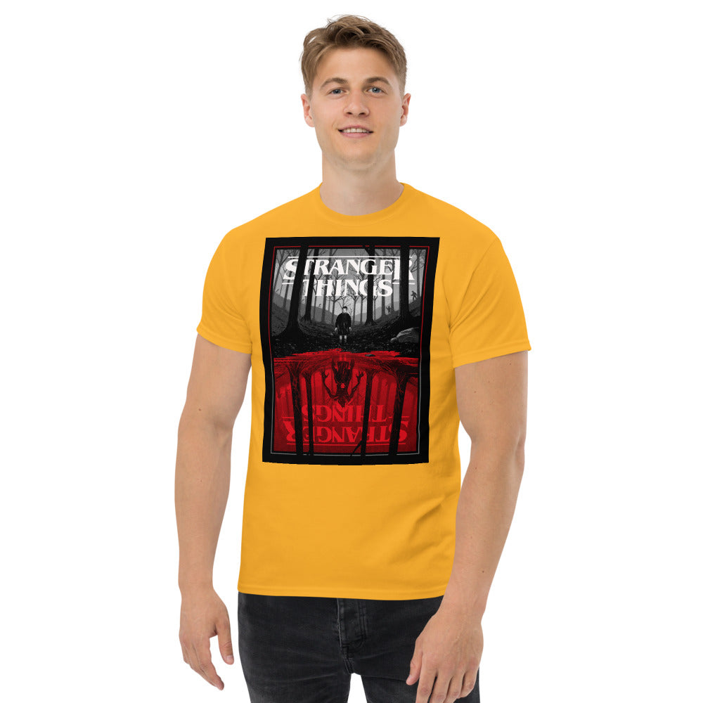Imprimé Stranger Things Upside Down – t-shirt graphique fan série