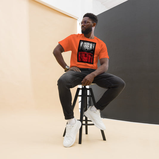  T-shirt heavyweight Stranger Things Upside Down – fan merch série Netflix