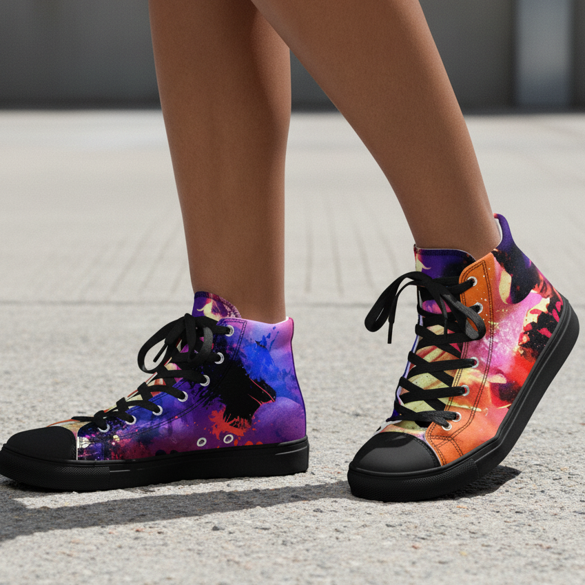 MJ Néon High Tops — Concrete Daylight Editorial | DARTFYT®