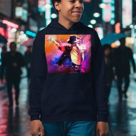 MJ Néon Hoodie Enfant — Tokyo Organic v3 | DARTFYT®