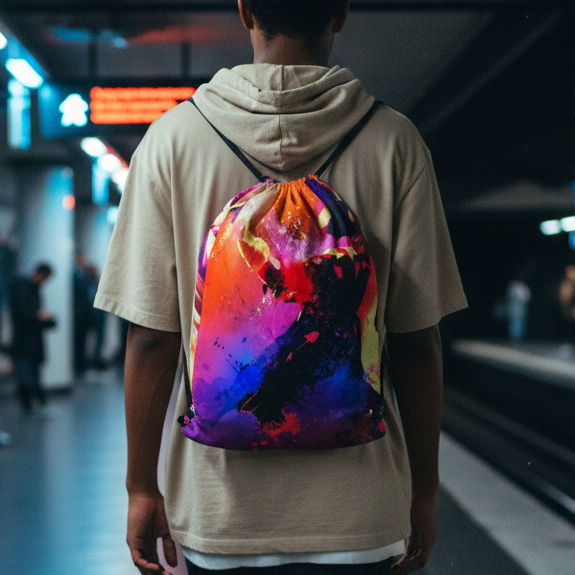 MJ NÉON Sac à Cordon
