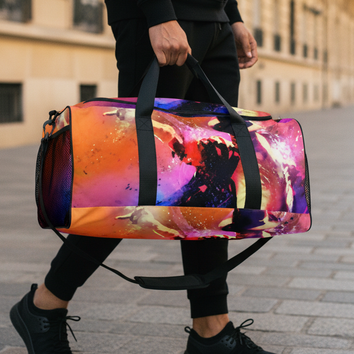 MJ Néon Sac Weekend — Paris Golden Hour DARTFYT® Editorial