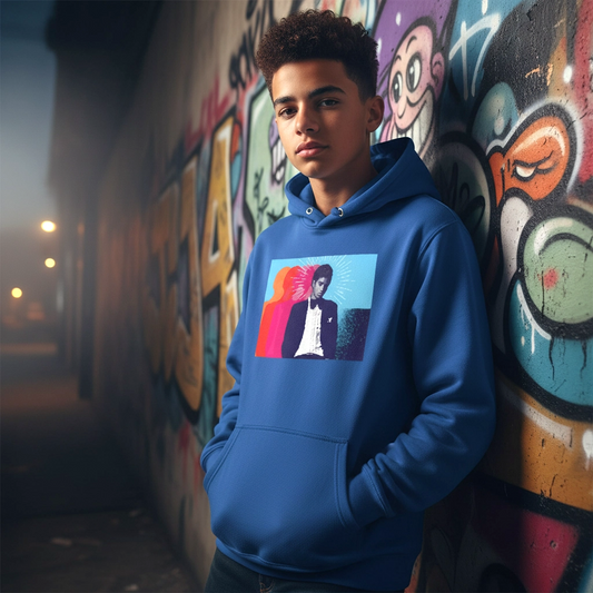 King of Pop Pop Art — Collector Kids' Hoodie