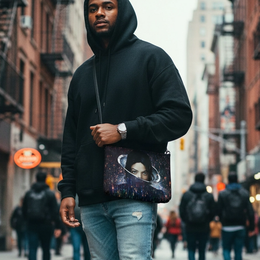 DARTFYT® Xscape Galactic — Sac Bandoulière Collector — Vue principale | Streetwear Premium Collection Michael Jackson