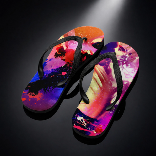 King of Pop — Flip-Flops Néon Collector