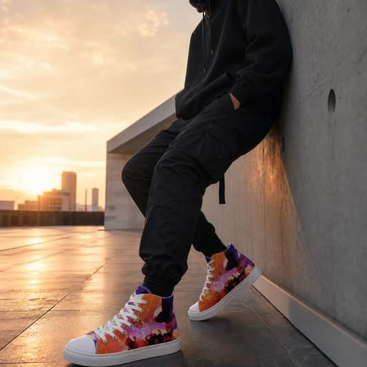 King of Pop High-Tops — Sneakers Collector Néon