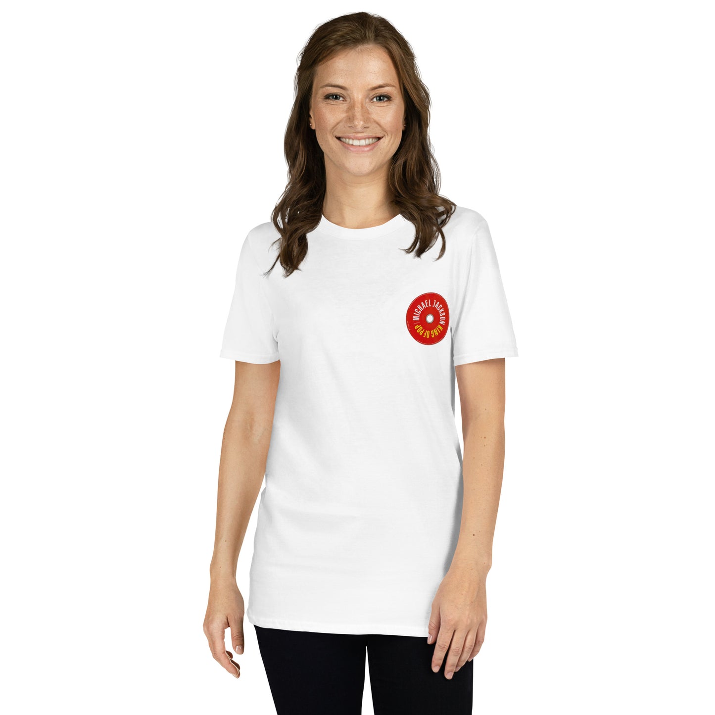 Camiseta branca oversized streetwear homme com estampa vermelha inspirada em manga e anime, estilo vintage France 2026.