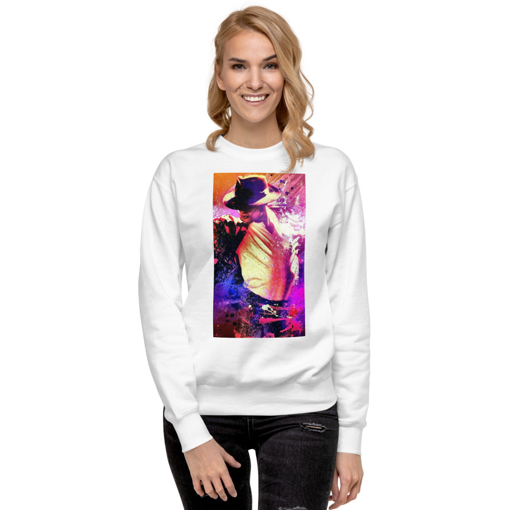 Sweatshirt Michael Jackson Néon – Coloris Blanc | DARTFYT®