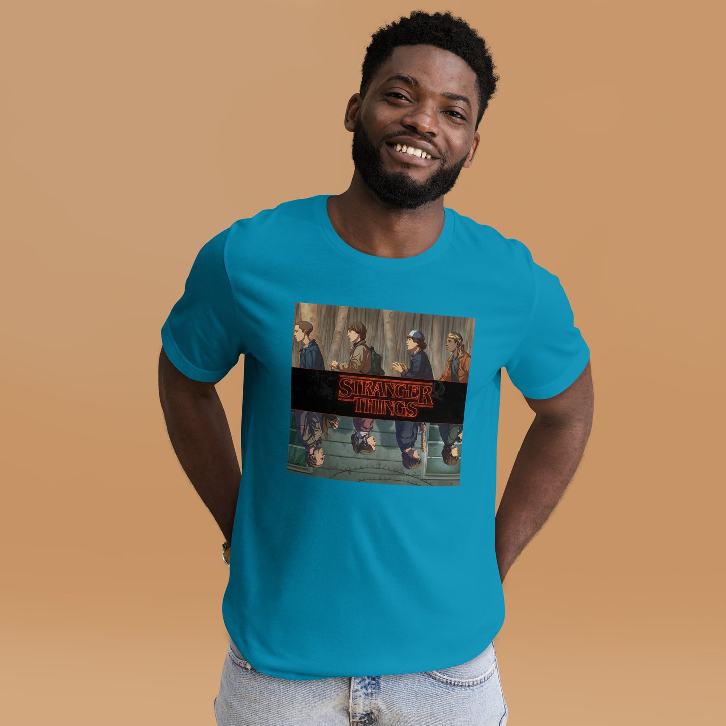 T-shirt homme Stranger Things – look fan culture pop
