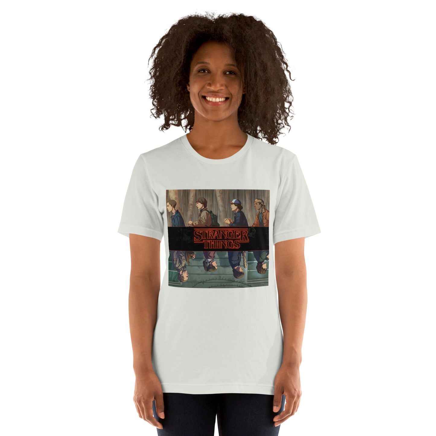 T-shirt femme Stranger Things – collection fan Netflix