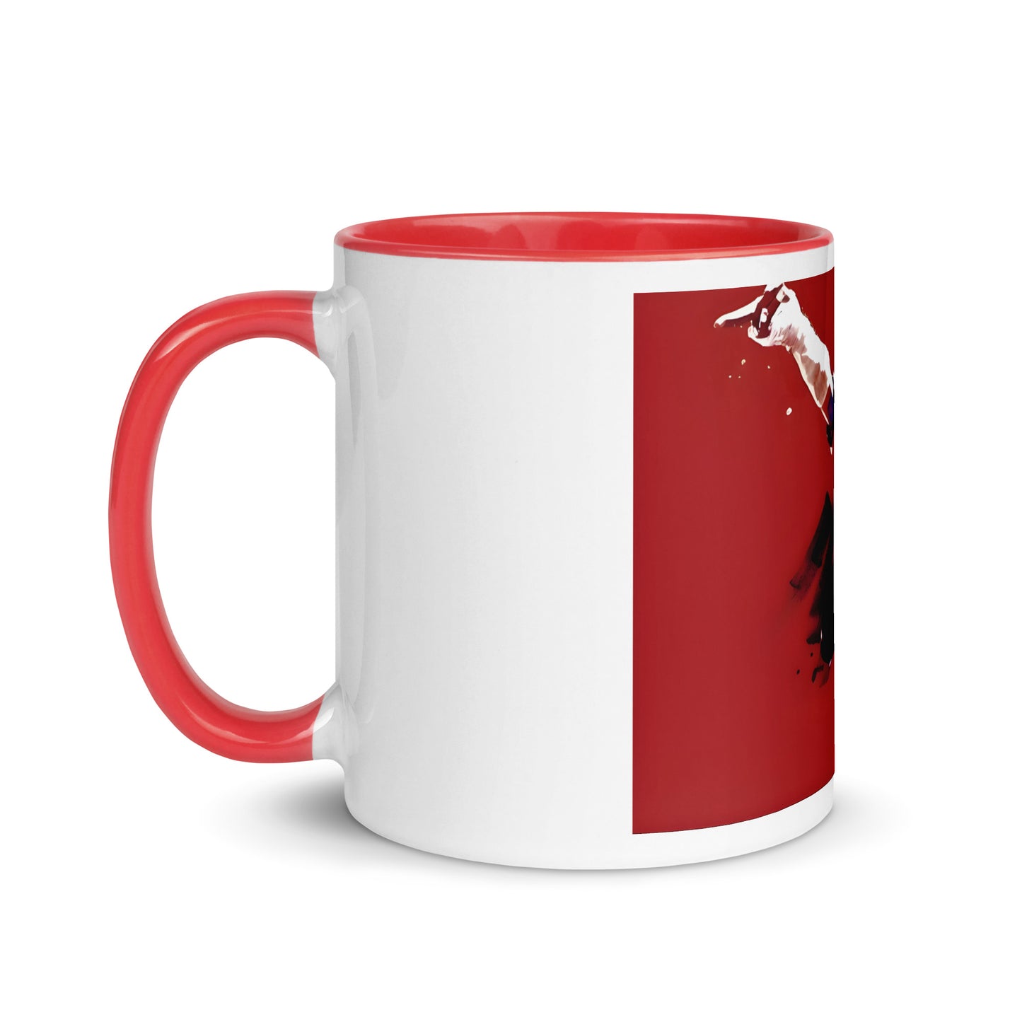 Michael Jackson Red King Mug – Bicolor Ceramic Collector King of Pop Edition