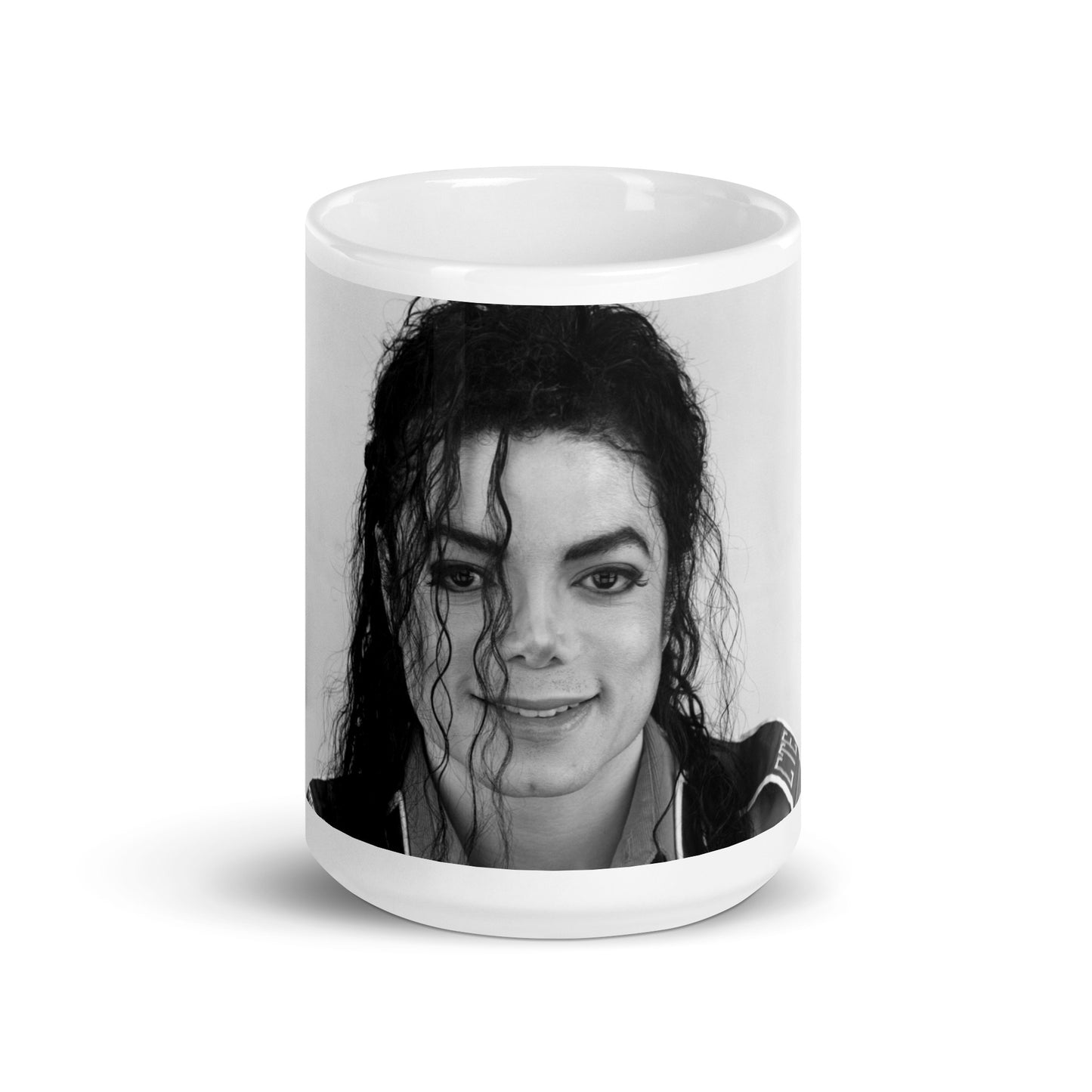 Mug Michael Jackson Portrait – Vue [Angle/Blanc] | DARTFYT®