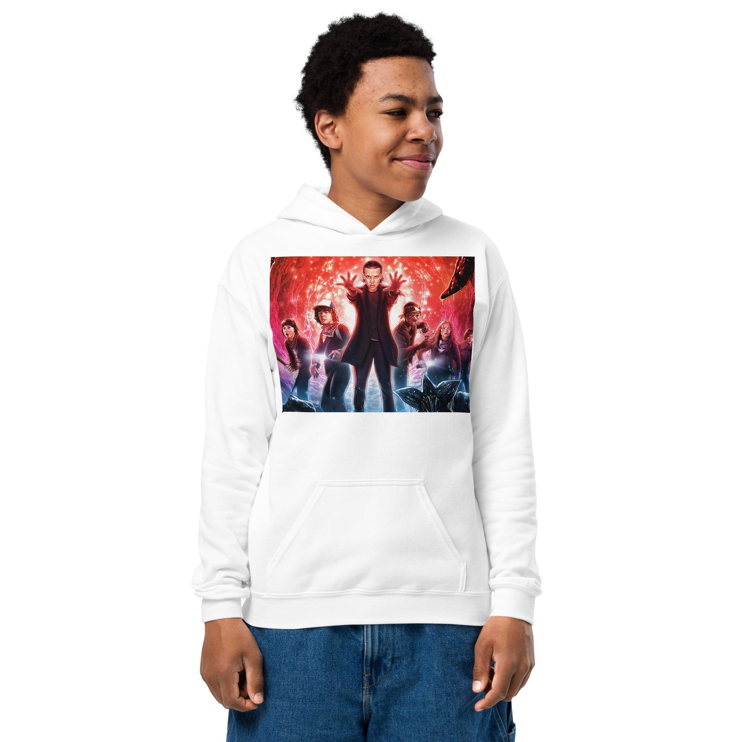 Hoodie enfant Stranger Things Eleven – sweat à capuche fan Netflix